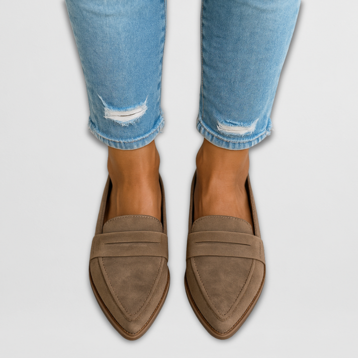 Nadia | Mocassins en daim