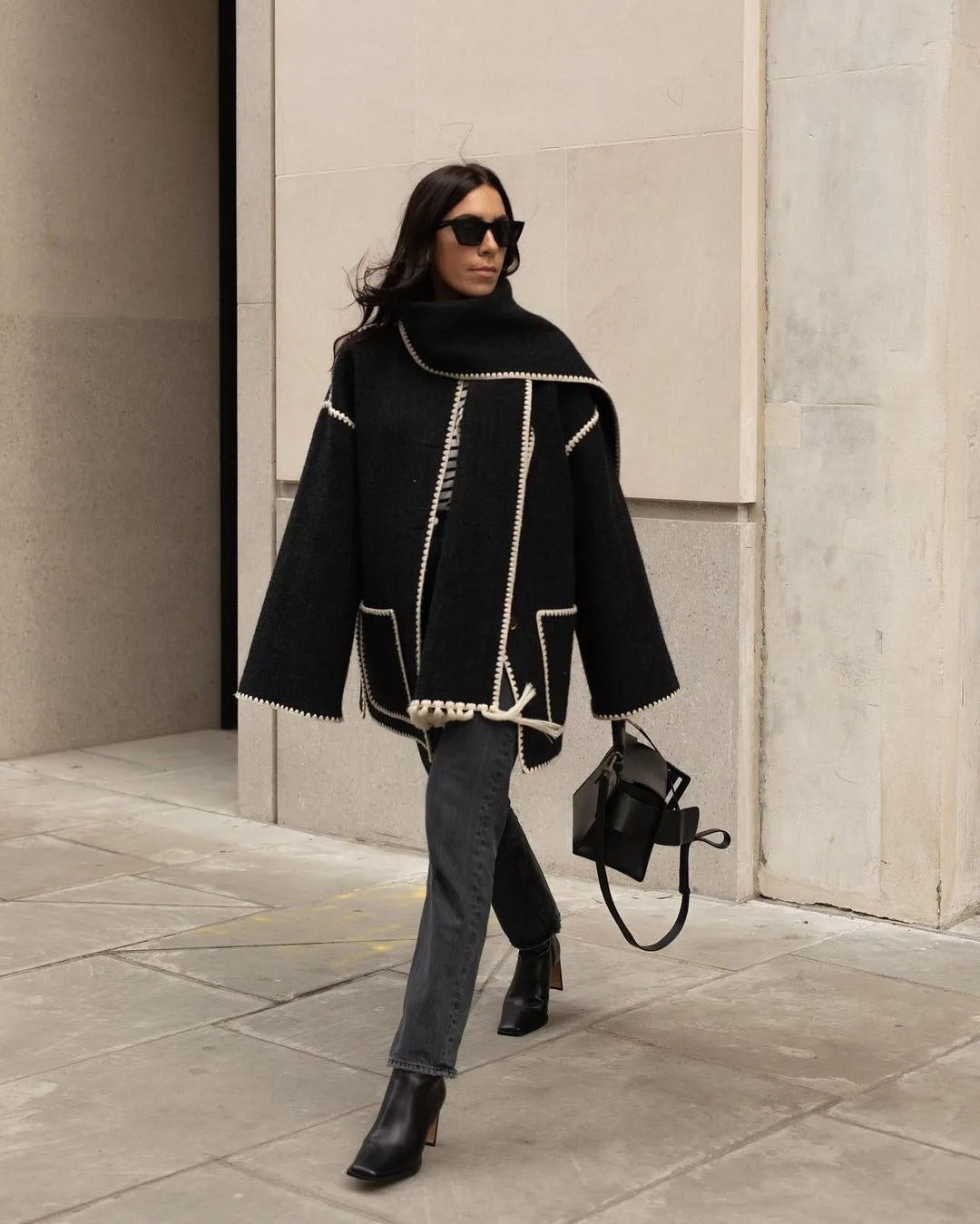 Olivia - Manteau Français de créateur Haut de gamme