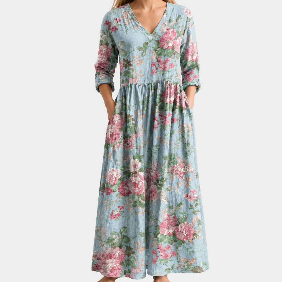 Harriet | Printed Boho Dress