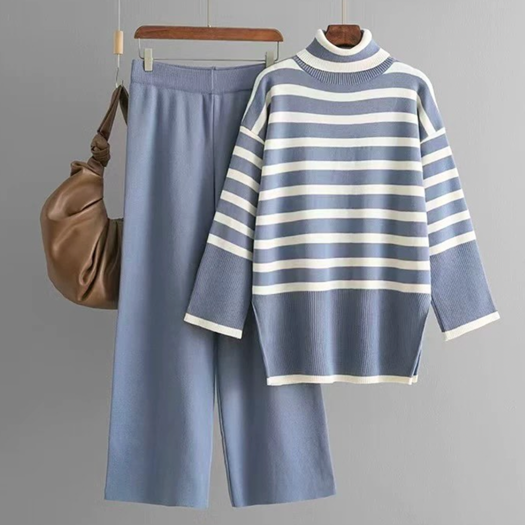 Avery - Ensemble à col roulé stylé en 2 pièces