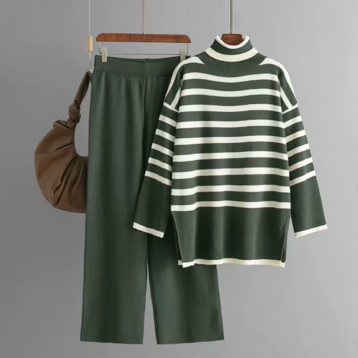 Avery - Ensemble à col roulé stylé en 2 pièces