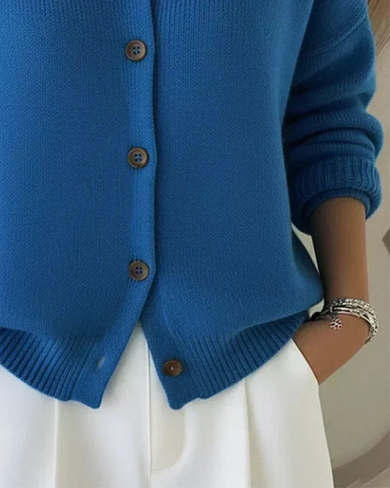 Velia | Cardigan à col Claudine