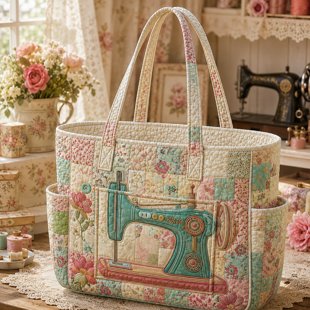 Nadine | Sac cabas matelassé à la couture artistique