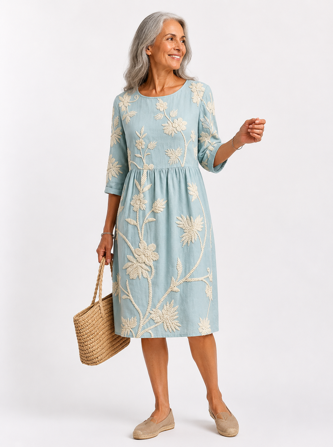 Kelsey | Robe Florale Élégante