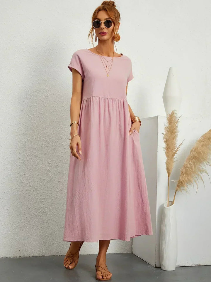Gabriela | Robe midi fluide d&