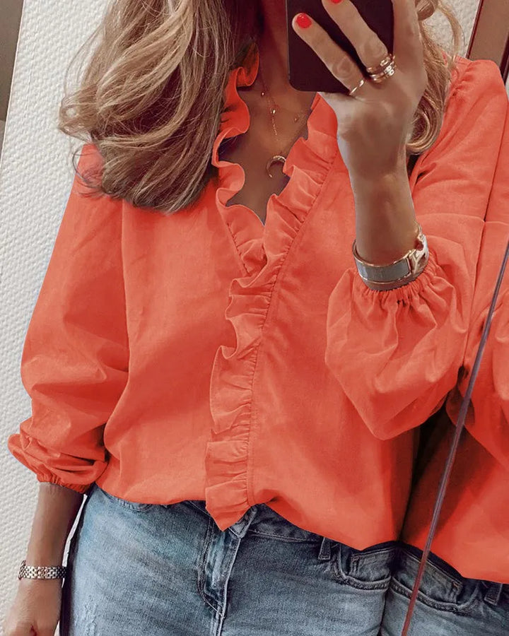 Maren | Blouse Élégante à Manches Longues