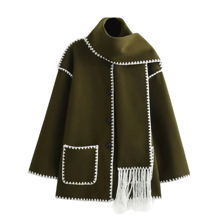 Olivia - Manteau Français de créateur Haut de gamme