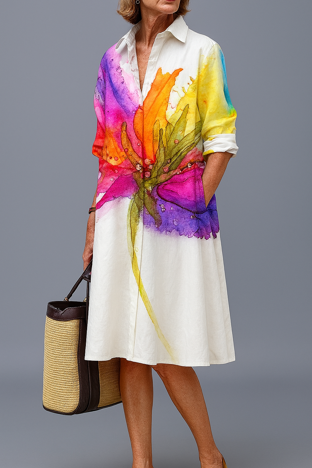Ophelia | Artistic Midi Dress