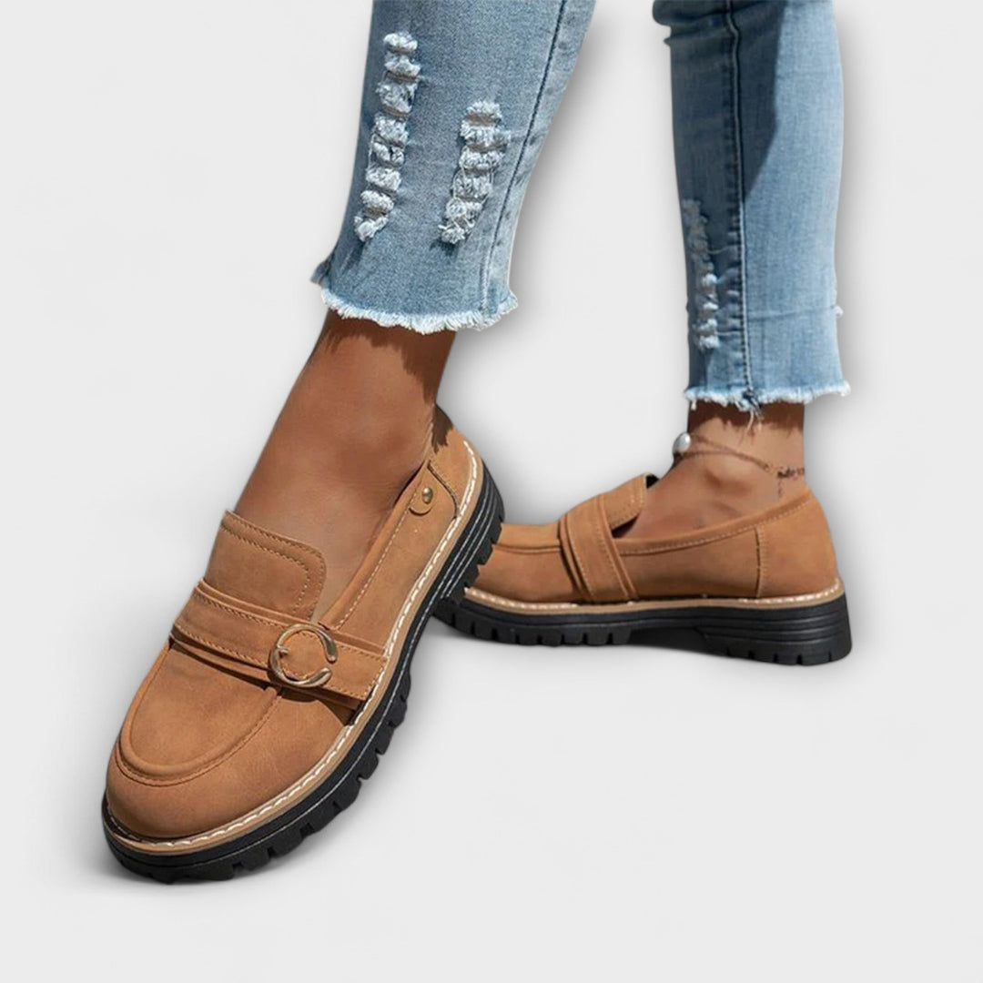 Lora | Mocassins décontractés à bout rond